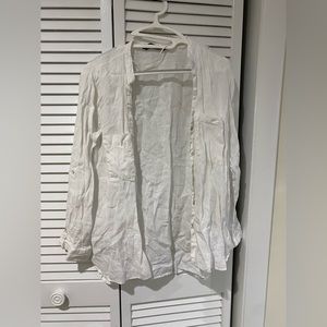 Zara White Button Up